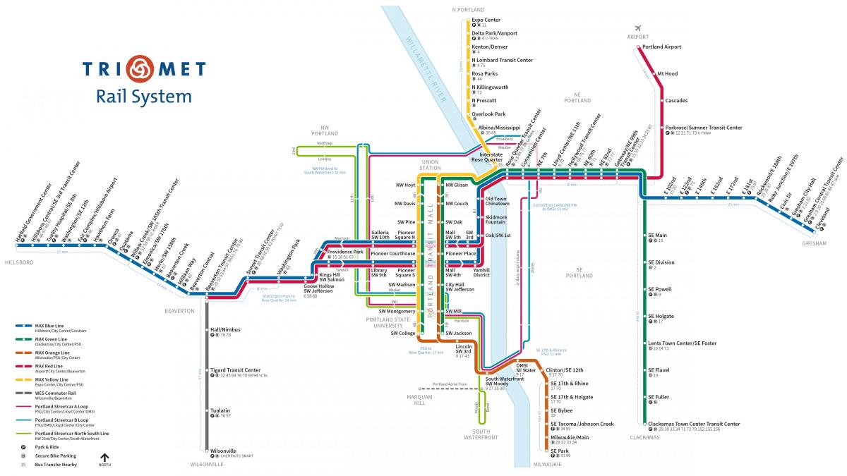 Portland plan de métro